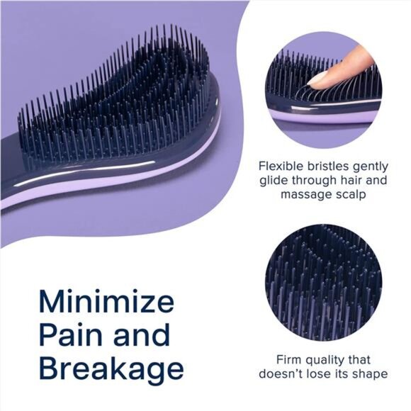 Naturals Glide Thru Detangling Brush for Natural Curly Straight, Wet or Dry Hair - Picture 3 of 6